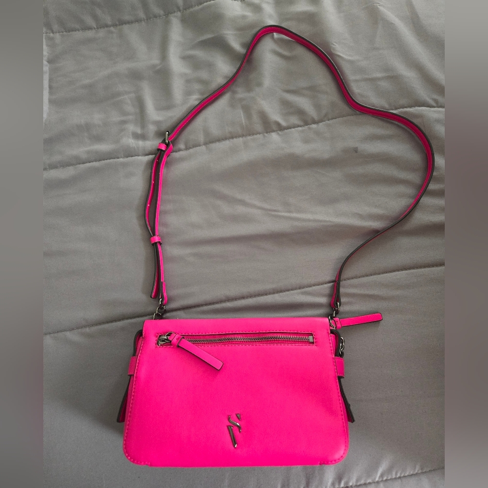 Vera Wang Crossbody Hot Pink Purse
